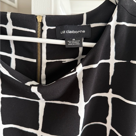 Liz Claiborne midi / 3quarter sleeve dress size 16 - Picture 2 of 4